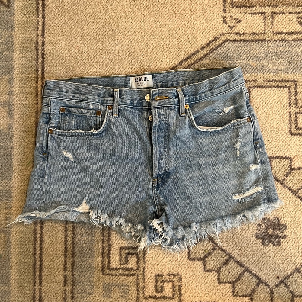 Agolde Parker Vintage Cut Off Short in Swapmeet size 28